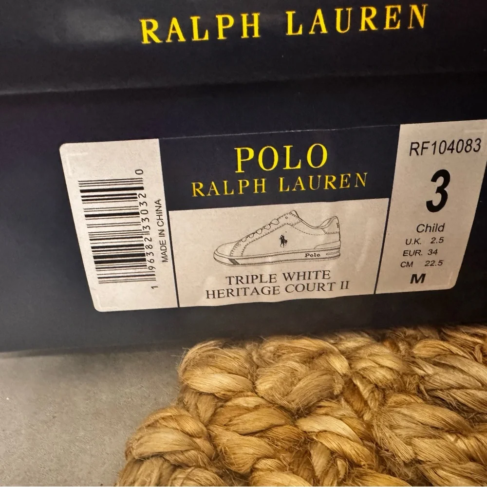 Polo Ralph Lauren Kids Shoes White